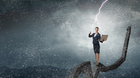 On the verge of magic. Mixed mediaの写真素材