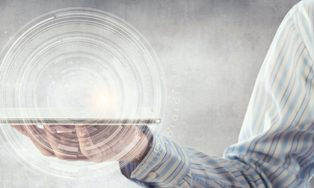 New technologies in useの写真素材