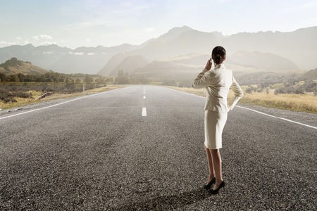 on the way to success. Mixed mediaの写真素材
