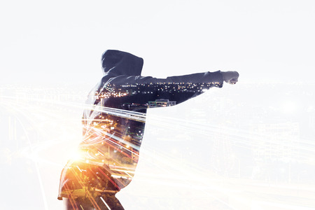 She is going to get the title. Mixed mediaの写真素材