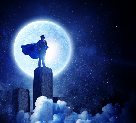 When you are on top. Mixed mediaの写真素材