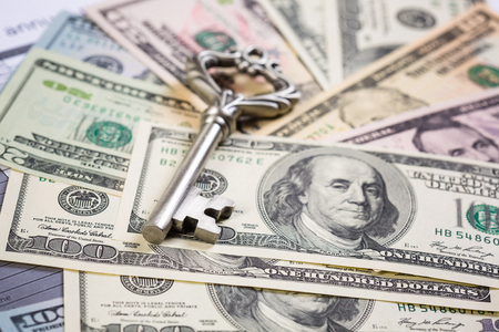 Money opens many doorsの写真素材