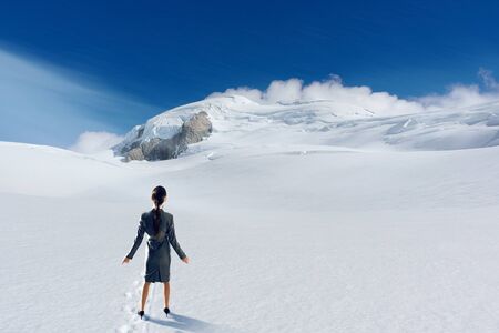 Nothing is gonna stop her. Mixed mediaの写真素材