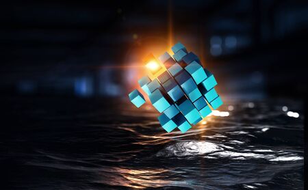 Innovative technologies and environmentの写真素材