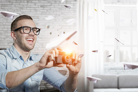 Photography as a hobbyの写真素材