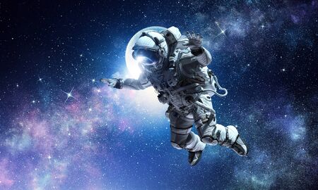 Astronaut on space mission