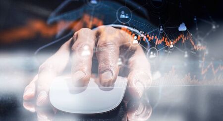 E-business and networking conceptの写真素材