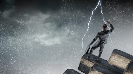 Ready to challenge it all. Mixed mediaの写真素材