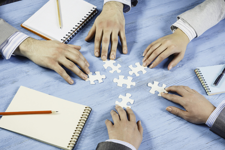 Finally finding solutionの写真素材