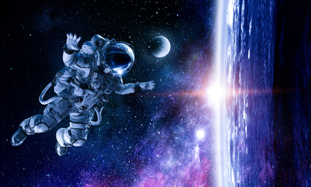 Astronaut in gravity.の写真素材