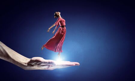 Dance is her passionの写真素材