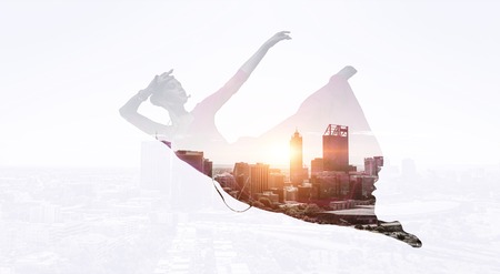 Dance is her passionの写真素材