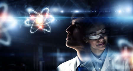 Biochemistry and technologies. Mixed mediaの写真素材