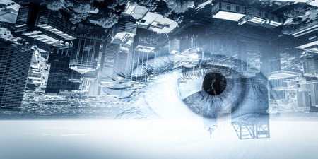 City panoramic viewの写真素材