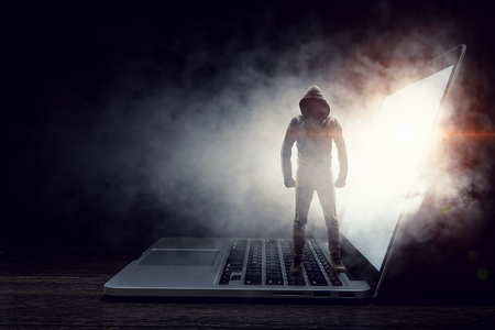 Network security and computer crime. Mixed mediaの写真素材