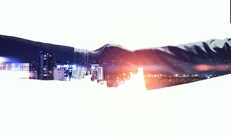 Nice to meet you partnerの写真素材