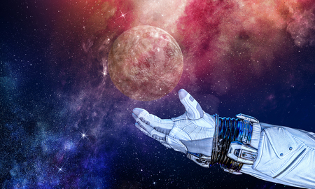 Earth day concept. Mixed mediaの写真素材