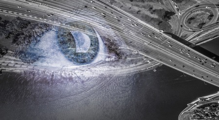 City panoramic viewの写真素材