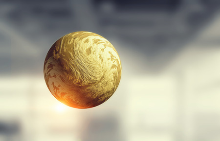 Mercury planet. Mixed mediaの写真素材