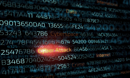 Computer hacking concept