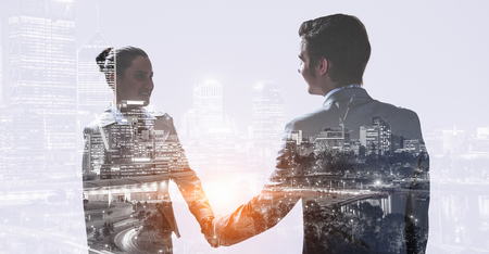 Nice to meet you partnerの写真素材