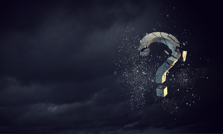 Problem solving concept. Mixed mediaの写真素材