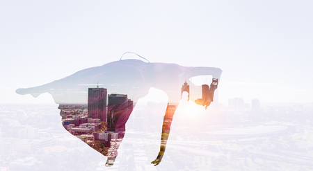 Dance is her passionの写真素材