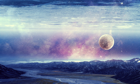 Space planets and nature