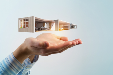 Your dream house design. Mixed mediaの写真素材