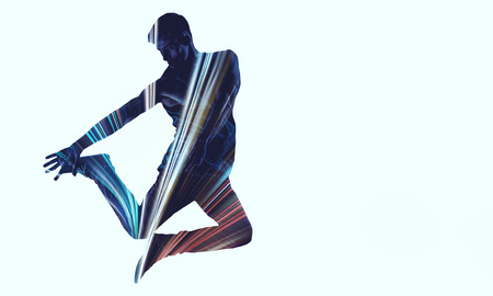 Dance is his lifeの写真素材