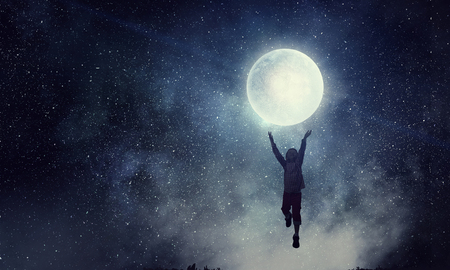 Childish sweet dreamsの写真素材