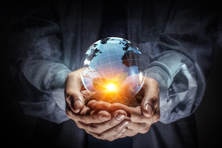Global communication and networkingの写真素材