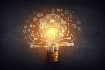 Bright idea for successの写真素材