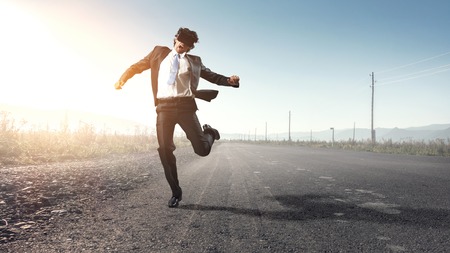 Try virtual reality. Mixed mediaの写真素材