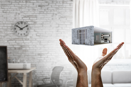 Your dream house design. Mixed mediaの写真素材