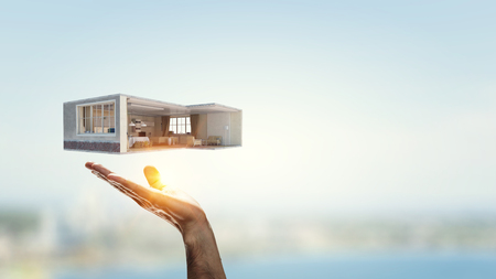 Your dream house design. Mixed mediaの写真素材