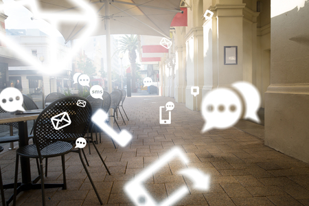 Business education concept . Mixed mediaの写真素材