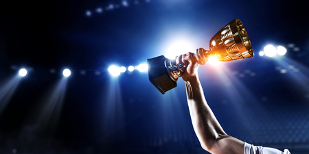 His great victoryの写真素材