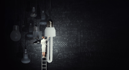 Great idea for success achieving. Mixed mediaの写真素材