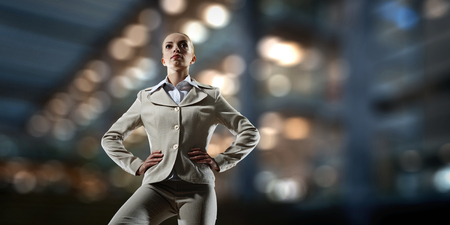 Confident business ladyの写真素材