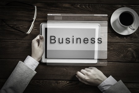 Modern devices for businessの写真素材