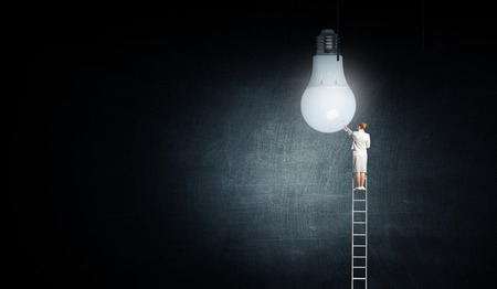 Great idea for success achieving. Mixed mediaの写真素材