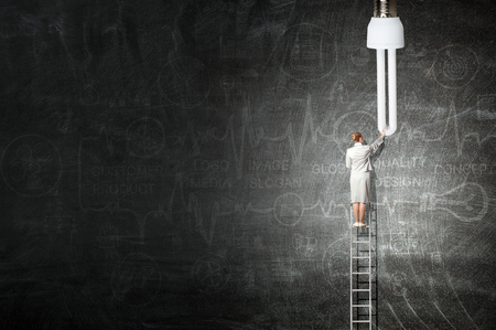 Great idea for success achieving. Mixed mediaの写真素材