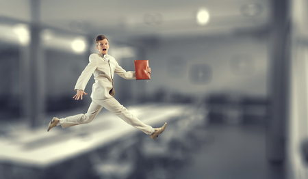 He is got the deal. Mixed mediaの写真素材