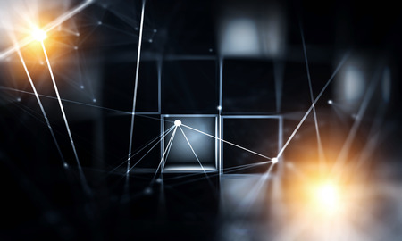 Darc tchnological industrial blurred abstract background