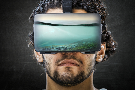 Virtual reality experience and technologies of the future. Mixed media