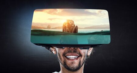 Virtual reality experience and technologies of the future. Mixed media