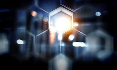 Technological industrial abstract background