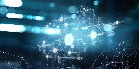 Future technology, digital screen background