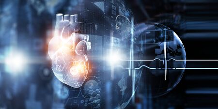 Medicine research of human heart